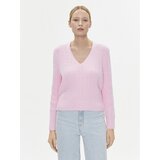 Tommy Hilfiger Pulover WW0WW39017 Roza Regular Fit | Shoptok.si