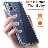  Techsuit Shockproof Clear Silicone prozirna maskica otporna na udarce za Motorola Edge 30 Fusion | shoptok.hr