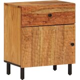 Maison Chic Nočna omarica - Nočna miza 50x33x60 cm trden akacijev les, (21687315) Cene