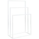 vidaXL Prostostoječe stojalo za brisače belo 48x24x79 cm železo, (20768952) Cene