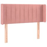  LED uzglavlje ružičasto 103x16x78/88 cm baršunasto | shoptok.hr