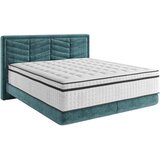 CARRYHOME postelja boxspring 180 cm x 200 cm , tekstil modra Cene