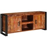 vidaXL TV omarica večbarvno 120 x 30 x 50 cm trden predelan les | Shoptok.si