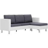  The Living Store Kavč trosed z blazinami belo umetno usnje - Kavč, (21447892) | Shoptok.si