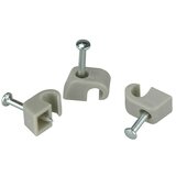 BAUHAUS Obujmica s čavlićem (4 - 7 mm, 18 mm, 100 Kom., Sive boje) Cijene