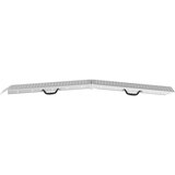  Sklopiva rampu 200kg po rampi 2 pcs Srebrno 186 x 23 x 4,5 cm | shoptok.hr