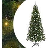 vidaXL Umestno božično drevo med 300 LED Zelena 240 cm PE in PVC | Shoptok.si