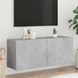  Zidni TV ormarić sivi boja betona 100x30x41 cm | shoptok.hr
