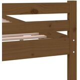  Posteljni okvir medeno rjav iz trdnega lesa 100x200 cm, (20643914) | Shoptok.si