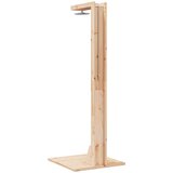  tuš 210 cm Masivna borovina i nehrđajući čelik Prirodna | Eponuda.com