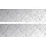  Stepenica Pravokutni 2 pcs Srebrno 70 x 20 cm Aluminij | shoptok.hr