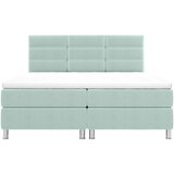 CARRYHOME postelja z vzmetnico 180 cm x 200 cm , tekstil turkizna | Shoptok.si