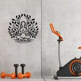 Wallity Zidna dekoracija Joga, 51x52 cm, 1,2 mm, Crna | Eponuda.ba