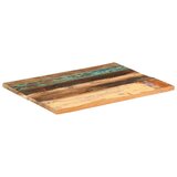  Pravokutna stolna ploča 60 x 80 cm 25 - 27 mm obnovljeno drvo | shoptok.hr