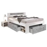 Boxxx posteljna garnitura 140 cm x 200 cm , siva, bela | Shoptok.si