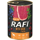 Rafi mokra hrana za pse, raca, borovnica in brusnica, 12x80