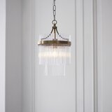  Endon 112572 - Luster na lancu MARIETTA 1xE27/10W/230V mesing/proziran | Eponuda.com