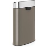 Brabantia Siv jeklen koš za smeti na dotik 40 l Touch Bin – | Shoptok.si