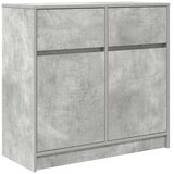  Komoda s ladicama beton siva 80x34x76 cm konstruirano drvo | Eponuda.com