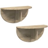  Polica na zidu Zidne 2 pcs Sonoma hrast 48 x 24 x 24 cm | shoptok.hr