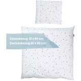 Roba Bela bombažna otroška posteljnina za otroško posteljico 80x80 cm Sternenzauber – | Shoptok.si