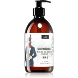 Doberman svježi gel za tuširanje 8 u 1 500 ml