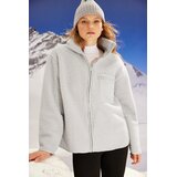 TRENDYOLMILLA ženski duks TWOAW24SW00071, Siva Cene