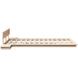 vidaXL Posteljni okvir s omaricami ob postelji 120x200cm iz trdnega lesa | Shoptok.si
