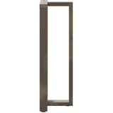  Noge za barski stol T-oblika 2 kom Crne 50x35x(110-111) cm Čelik | shoptok.hr