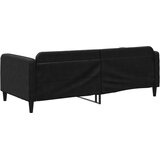  Dnevni krevet crni 90 x 200 cm od tkanine | shoptok.hr
