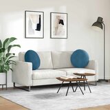  Jastučići za sjedenje 2 pcs Plava Ø50 x 19 cm Baršun | Eponuda.ba