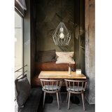 Eglo visilica Carlton, 1 x E27, srebrna, 31 cm, 49935 | shoptok.hr