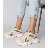 Gemre Leopard print sporty sneakers on a chunky sole Klarris | shoptok.hr