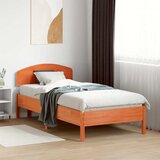  Okvir kreveta bez madraca voštano smeđi 75 x 190 cm od borovine | shoptok.hr