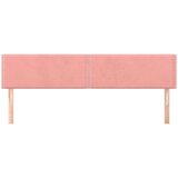  Posteljno vzglavje 2 kosa roza 80x5x78/88 cm žamet, (20933946) | Shoptok.si