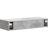 Stolna montirana na zid Betonska siva 87 5 x 34 5 x 17 cm - Betonska siva 87 5 cm | shoptok.hr