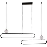  LED luster na sajli FLORENTYNA LED/48W/230V 4000K crna/bela | Eponuda.com