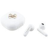 Guess bluetooth slusalice tws 4G metal logo bele (GUTWSJ7HE4GH) Cene