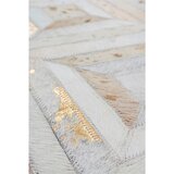 Novel RAVNO TKANA PREPROGA Spark 410 Elfenbein / Gold 80/150 cm krem barve, zlate barve | Shoptok.si