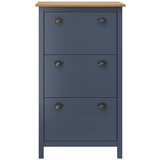 Furnova Omarica za čevlje Hill siva 72x35x124 cm trdna borovina, (21954651) | Shoptok.si