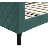 vidaXL Dnevni krevet tamnozeleni 100 x 200 cm baršunasti | shoptok.hr