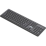 Oem URBAN FACTORY, Brezžična Bluetooth tipkovnica Cyclee z mini USB in USB-C sprejemnikom 2.4Ghz, Črna, (5000185035) | Shoptok.si