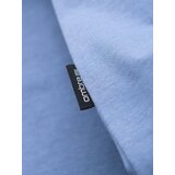 Ombre BASIC men's classic cotton T-shirt with a serape neckline - blue | Shoptok.si