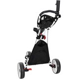 Golf Trolej Crna i bijela 100 x 69 x 114 cm Aluminij | shoptok.hr