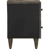 vidaXL Noćni ormarići 2 kom svijetlo sivi 40x33x46 cm Puno drvo Mango | shoptok.hr