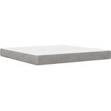 Okvir kreveta s madracem Zidne 2 pcs Svijetlo siva Baršun - Svjetlosiva 200 x 200 cm | shoptok.hr