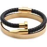 Narukvice CA-38377 - Zlatna / Crna KP38377 | Shoptok.si
