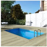  Drveni bazen AQUA 4,65x2,85 - V.1,24 m - sidrenje betoniranjem | shoptok.hr