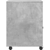  Stalak za pisač s kotačima betonska siva 60 x 50 x 67 cm | shoptok.hr