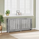 vidaXL Pokrov za radiator betonsko siv 175x20x82 cm inženirski les Cene